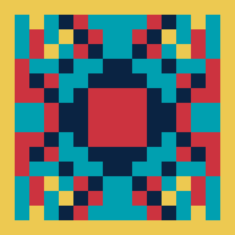 Pixel Mandala #23 static token preview