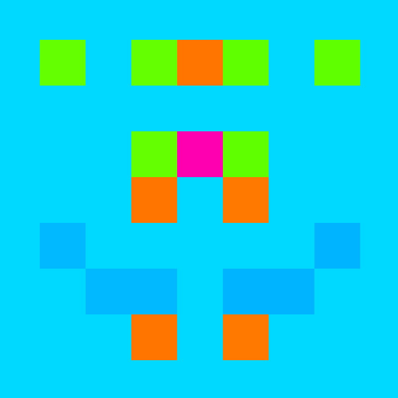 Colorful Invaders #1 static token preview