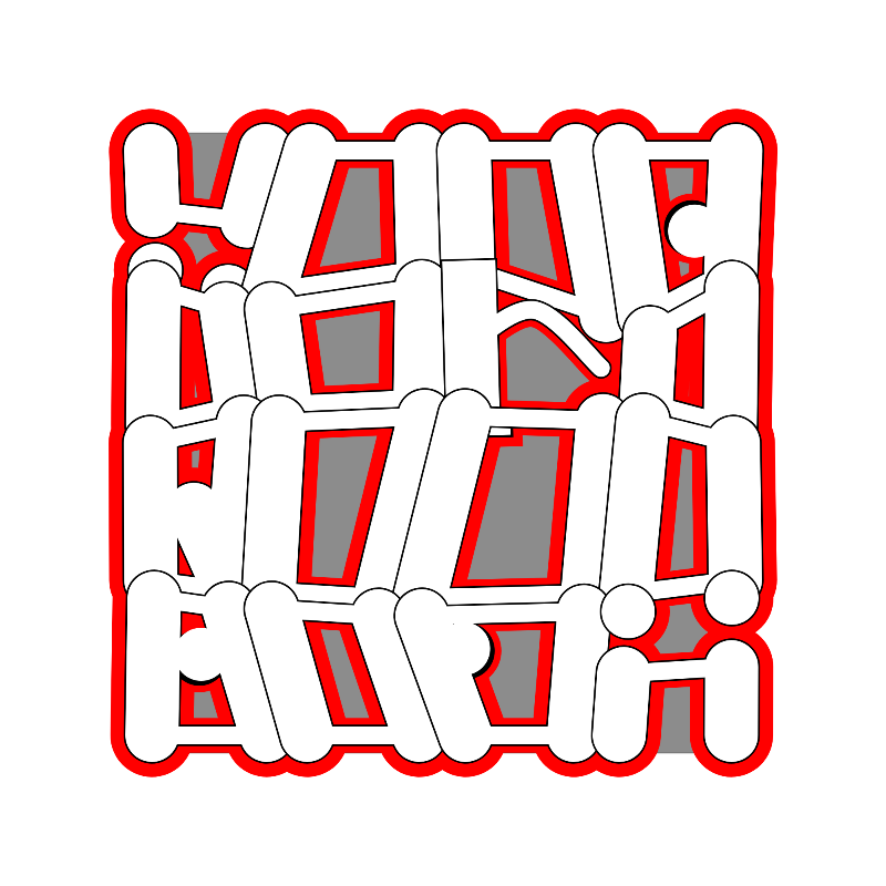 "Alphabetic signs" -WHITE TEST- (Preview) #6 static token preview