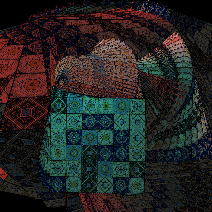 PSYCHEDELIC MOSAIC #23 static token preview