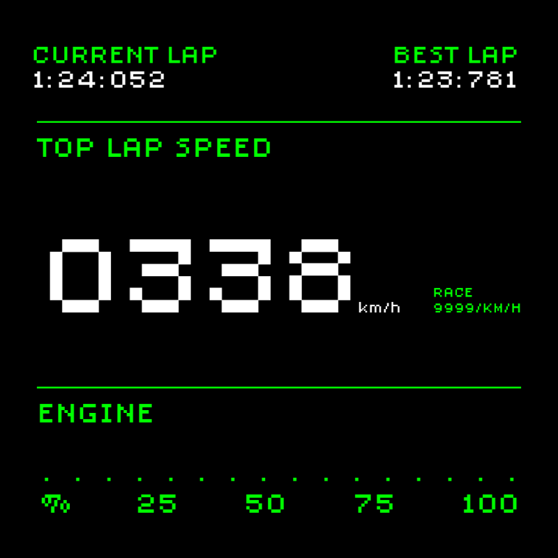 F-1RacingTez #383 static token preview