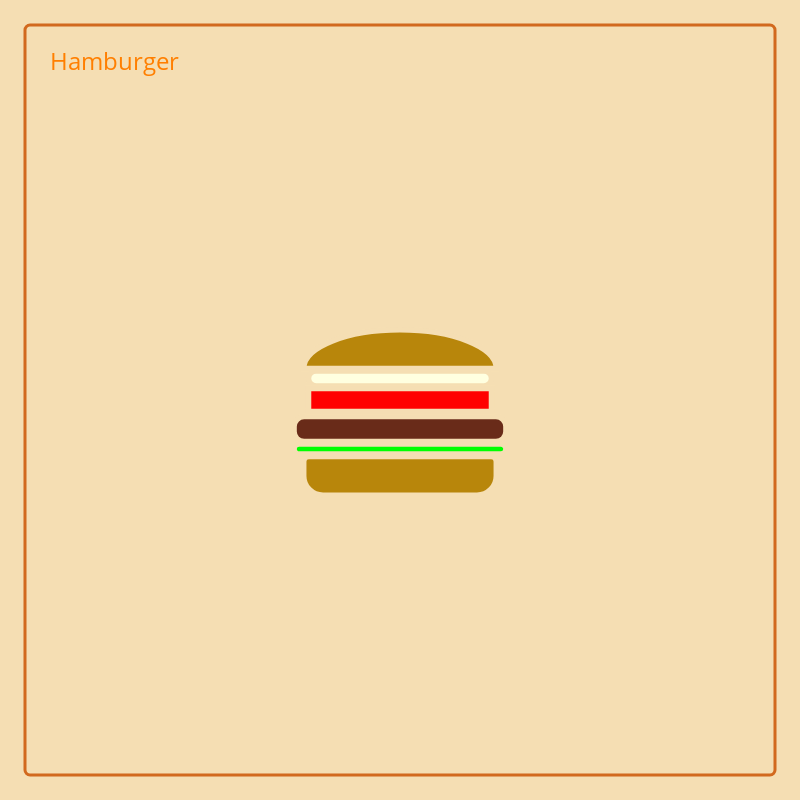HAMBURGER!! #13 static token preview
