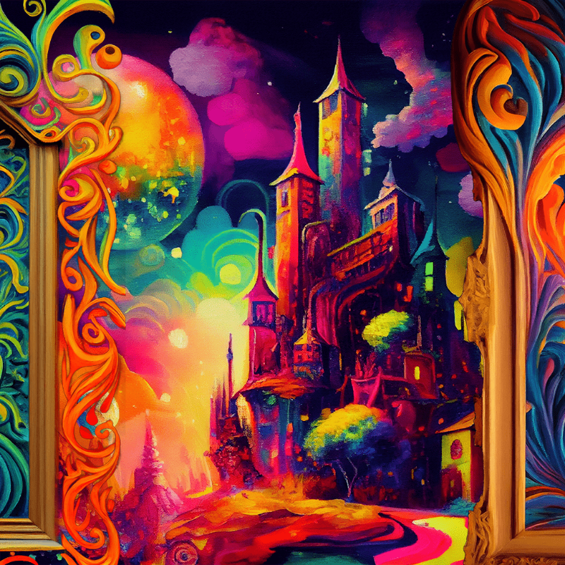 AI Psychedelic City #2 static token preview