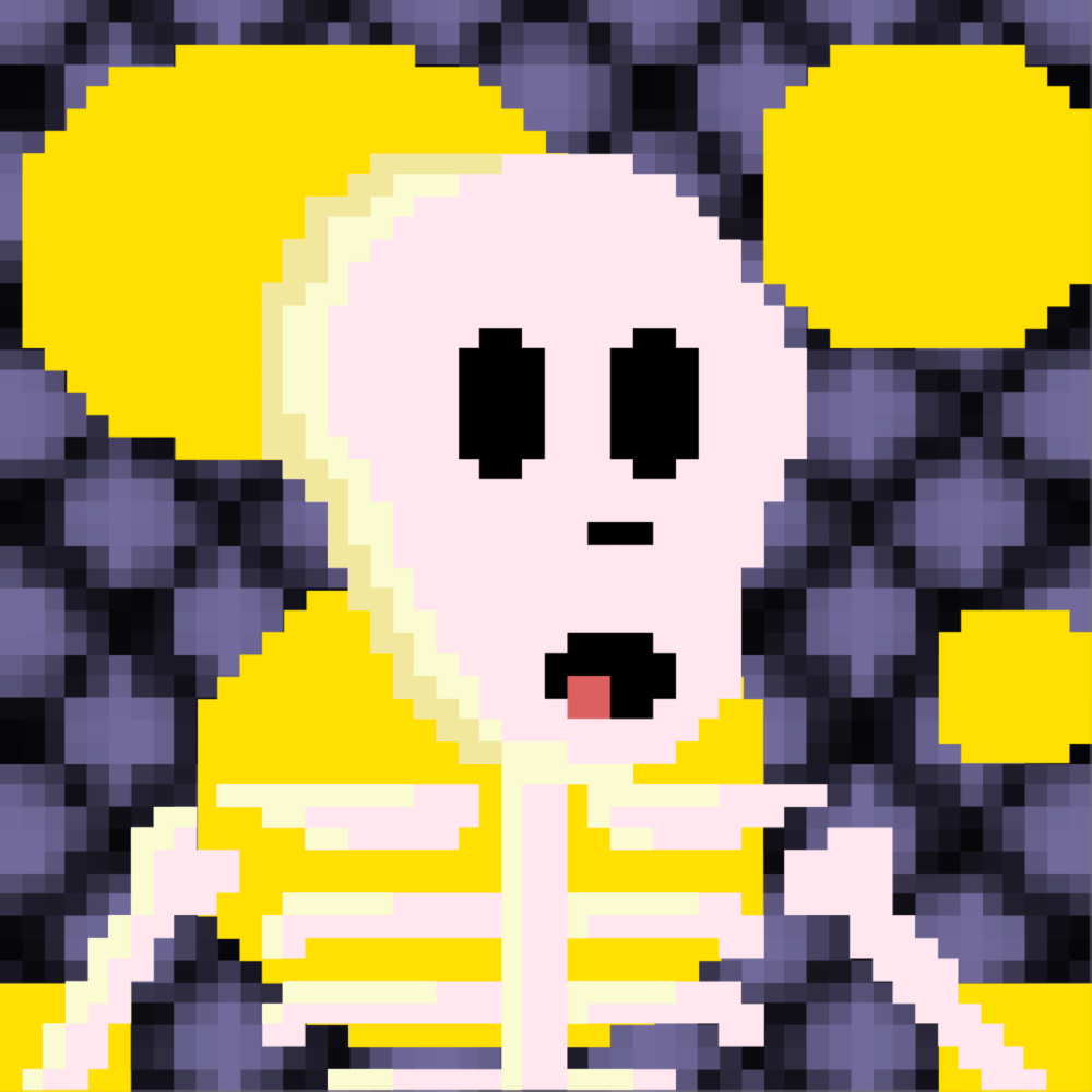 PIXEL SKULLETTI 1 #5 static token preview