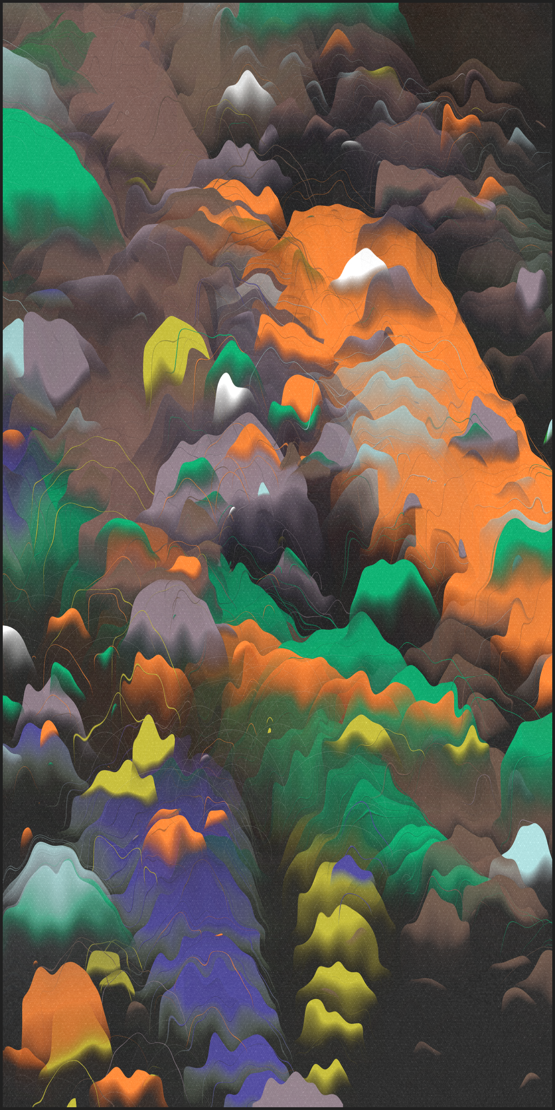 晩夏の山岳 Mountains in Late Summer #8 static token preview