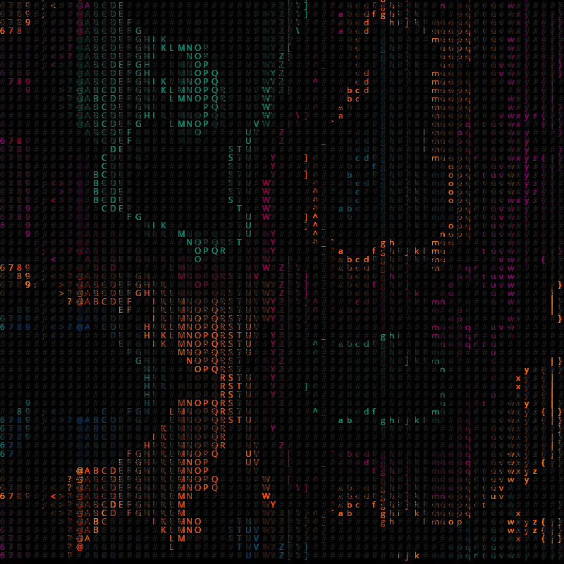 Ascii Noise #22 static token preview