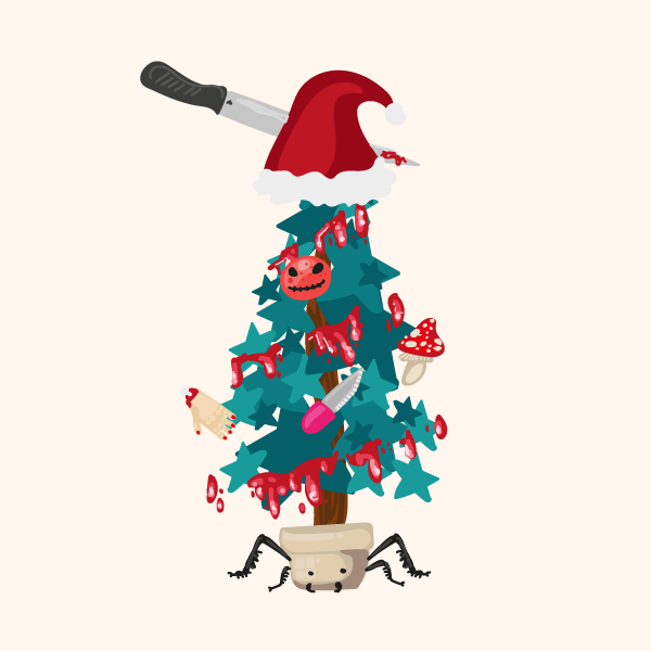 Creepy Christmas Tree For You! #3 static token preview