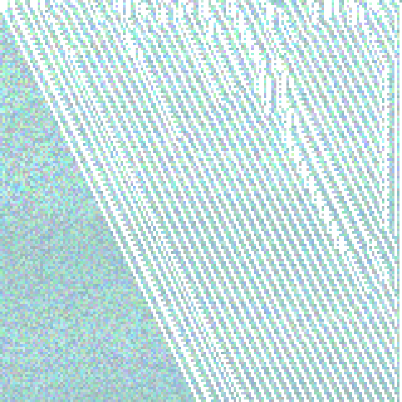 Colored Elementary Cellular Automaton #24 static token preview