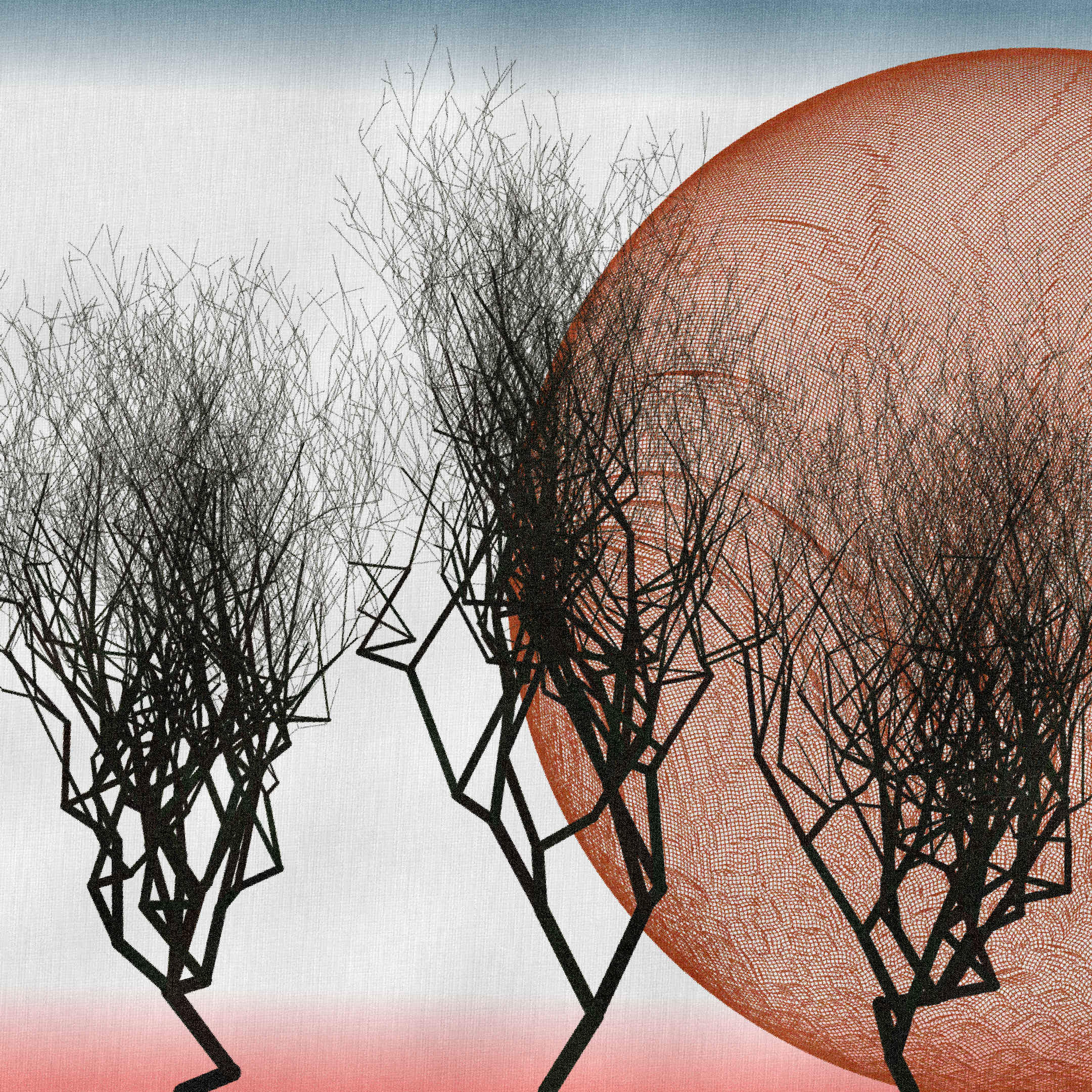 Three dead trees on earth #7 static token preview
