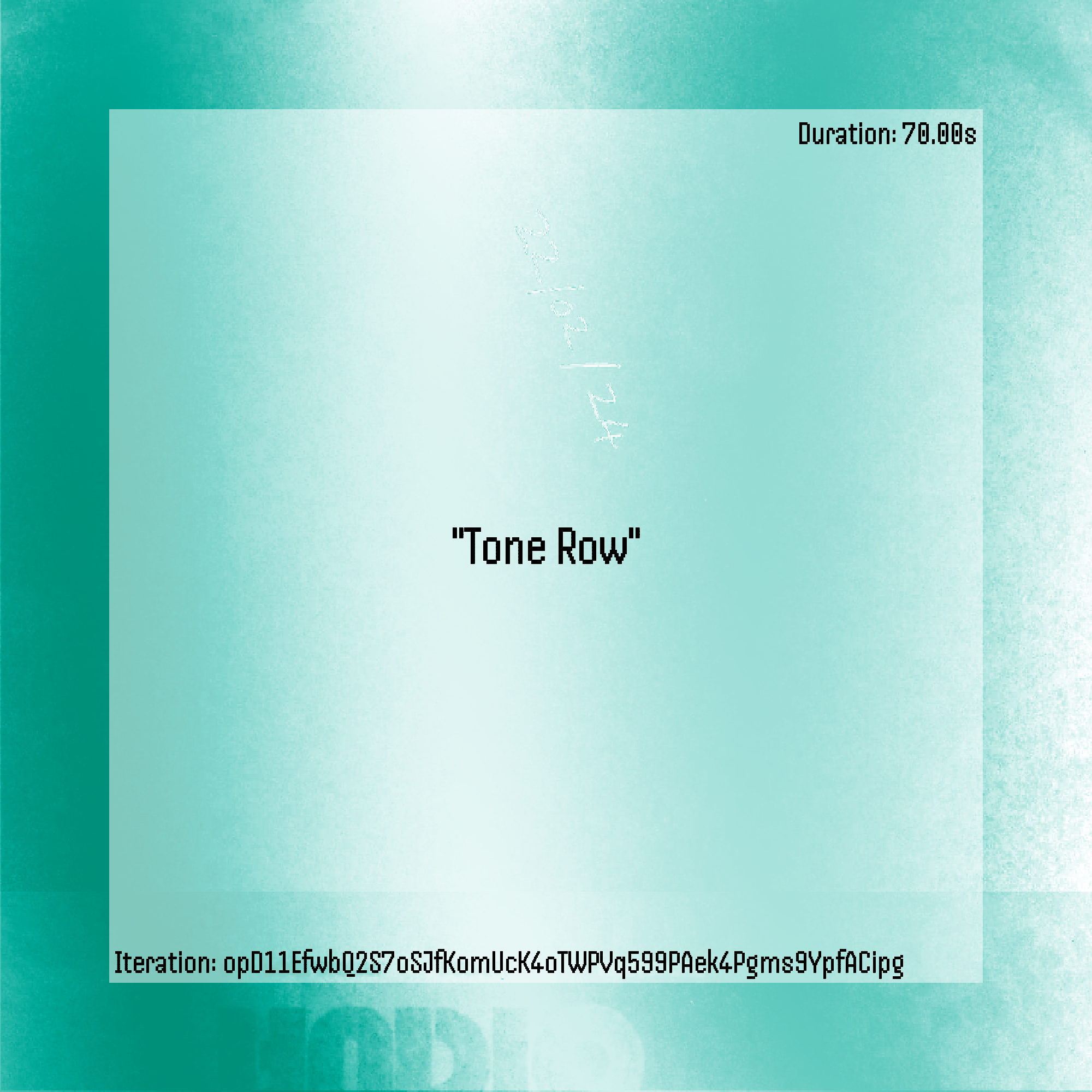 Tone Row #10 static token preview