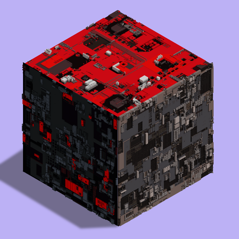 Cube generative #10 static token preview