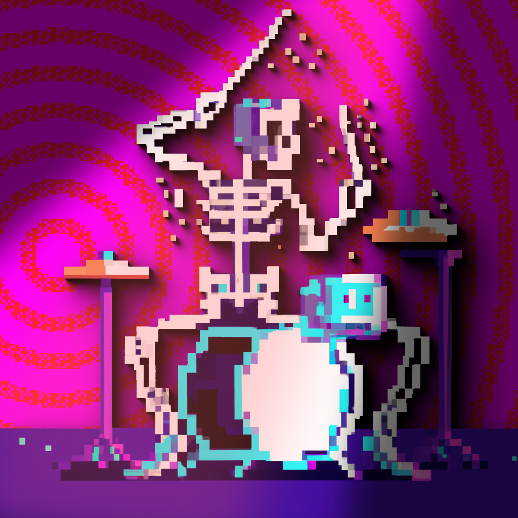 The Rolling Bones - Damned Drummers #6 static token preview