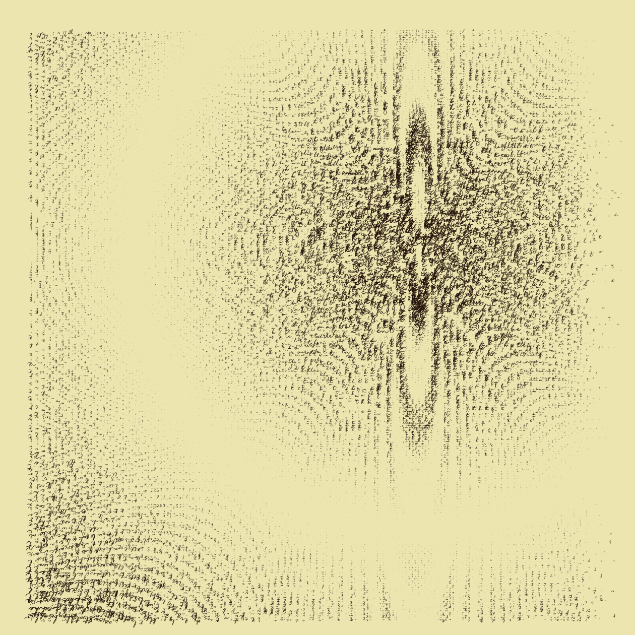 Asemic Writing 1o1 #4 static token preview