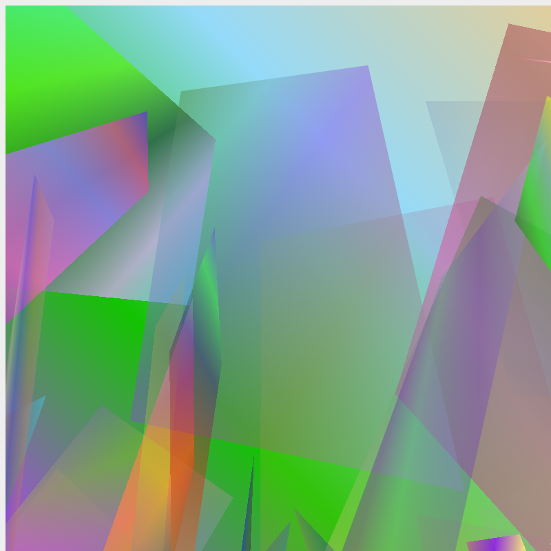 random divs with gradient and perspective #2 static token preview