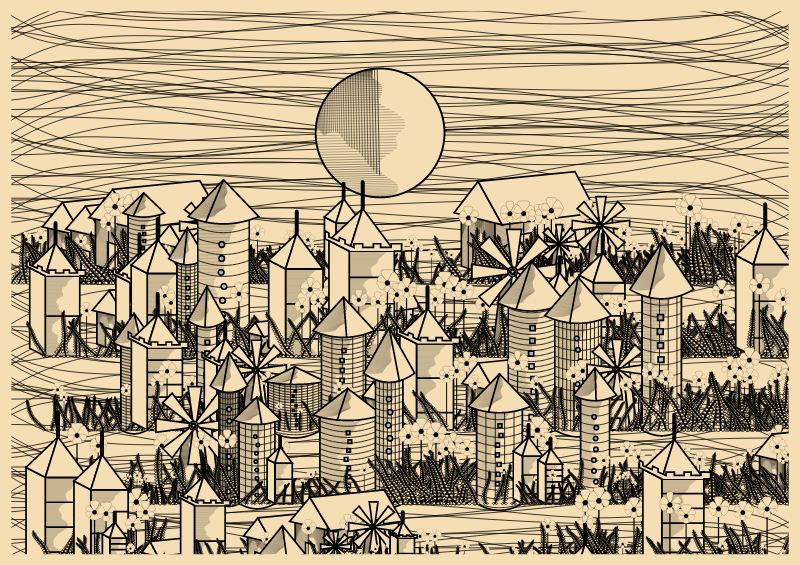 Medieval Village #2 static token preview