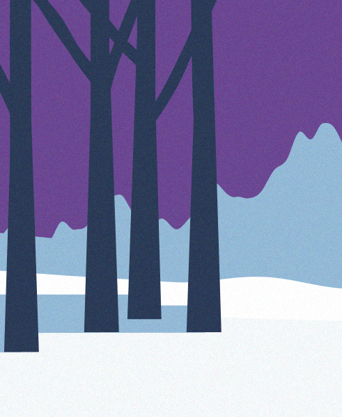 Minimal Snow Landscape #1 static token preview