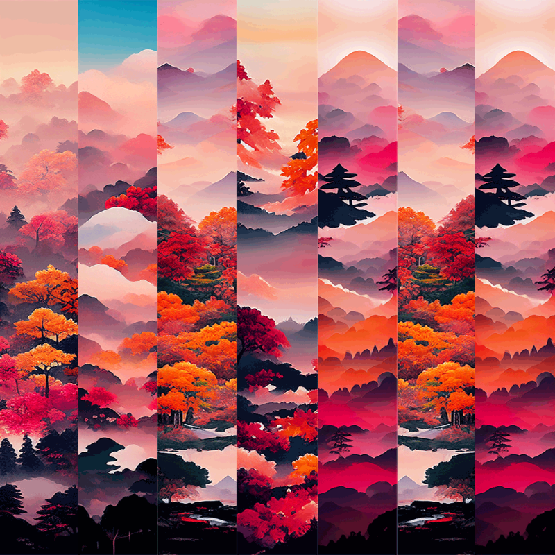 AI Japanese Autumn #16 static token preview