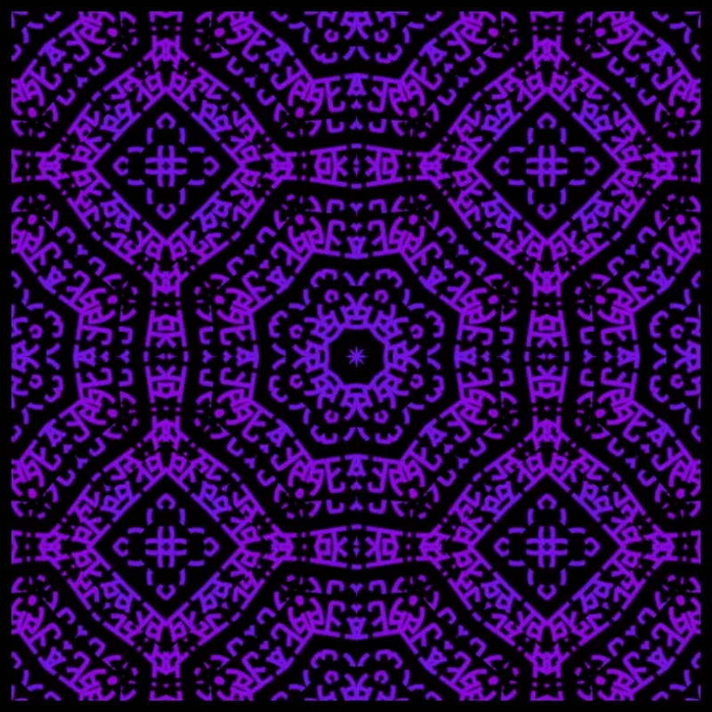 Дэ-generative Kaleidoscope #13 static token preview