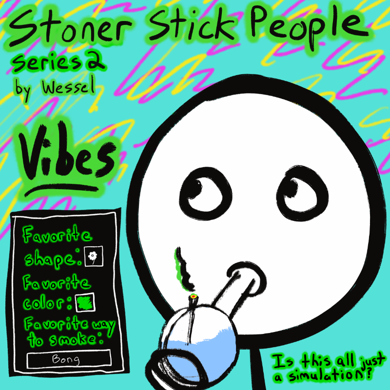 Stoner Stick People Series 2 #18 static token preview