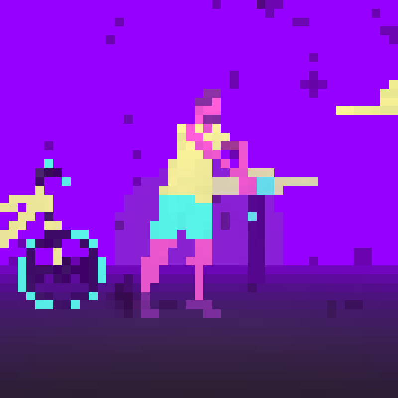 Sunset Dancers #28 static token preview