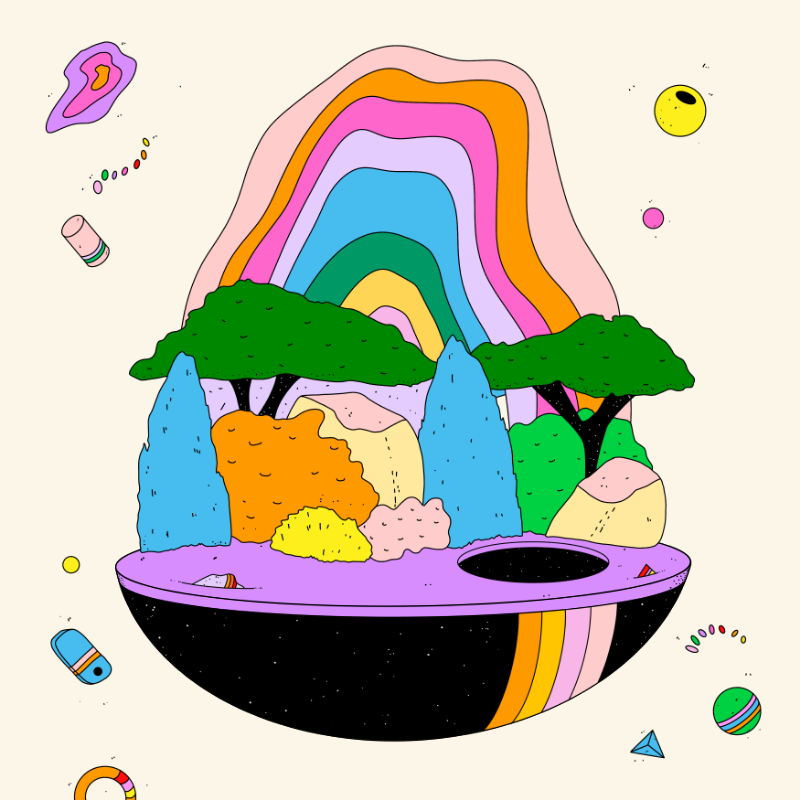 🌈🌴🪐 #22 static token preview