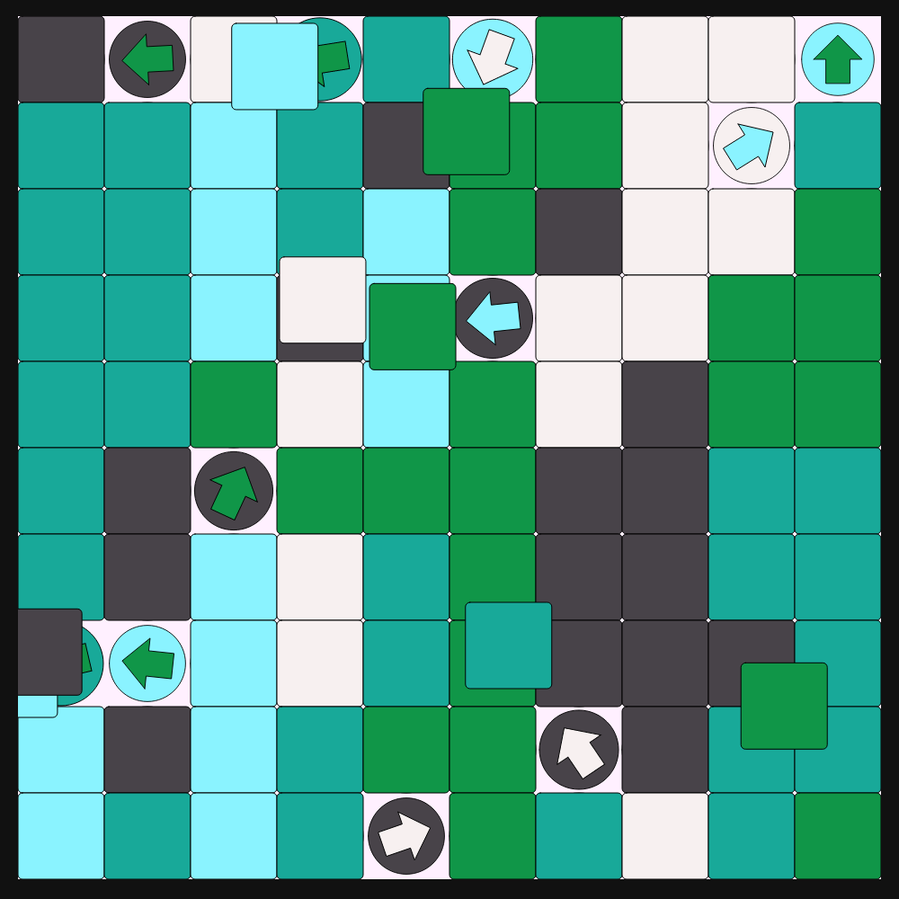 Flying squares #3 static token preview