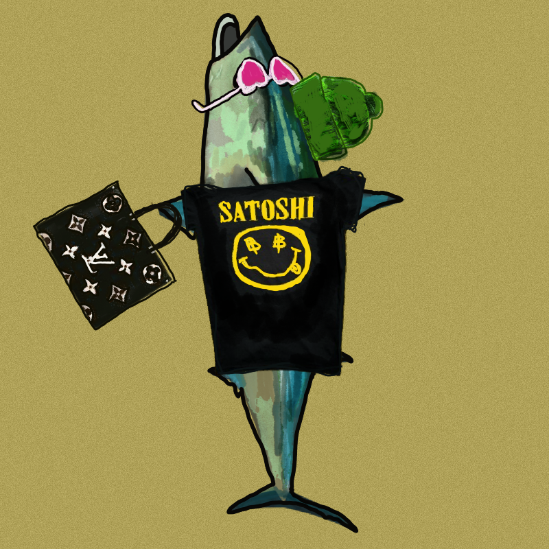 The Apathetic Crypto Fish Society #10 static token preview
