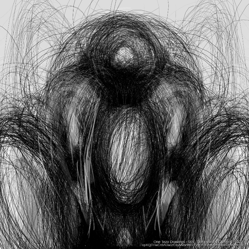 One Tezo Drawings #19 static token preview