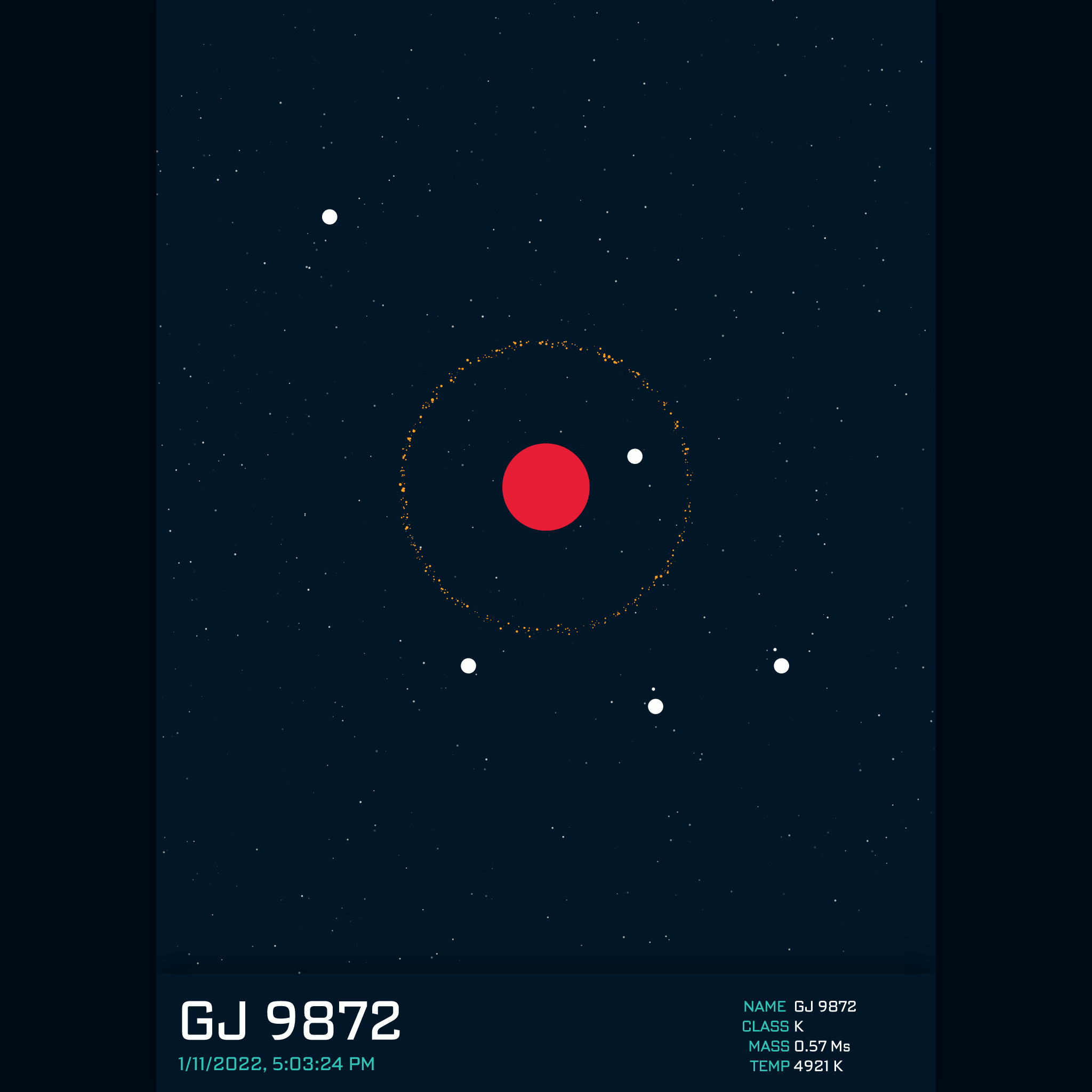 PLANETARY SYSTEM #5 static token preview