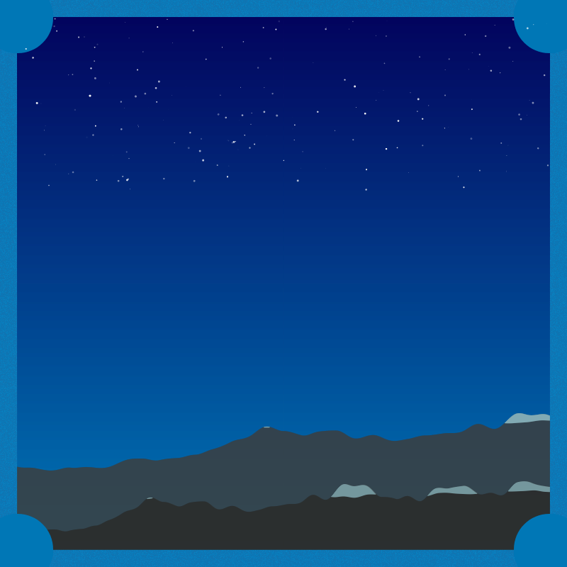 Stars and snow in the Andes Mountains #8 static token preview