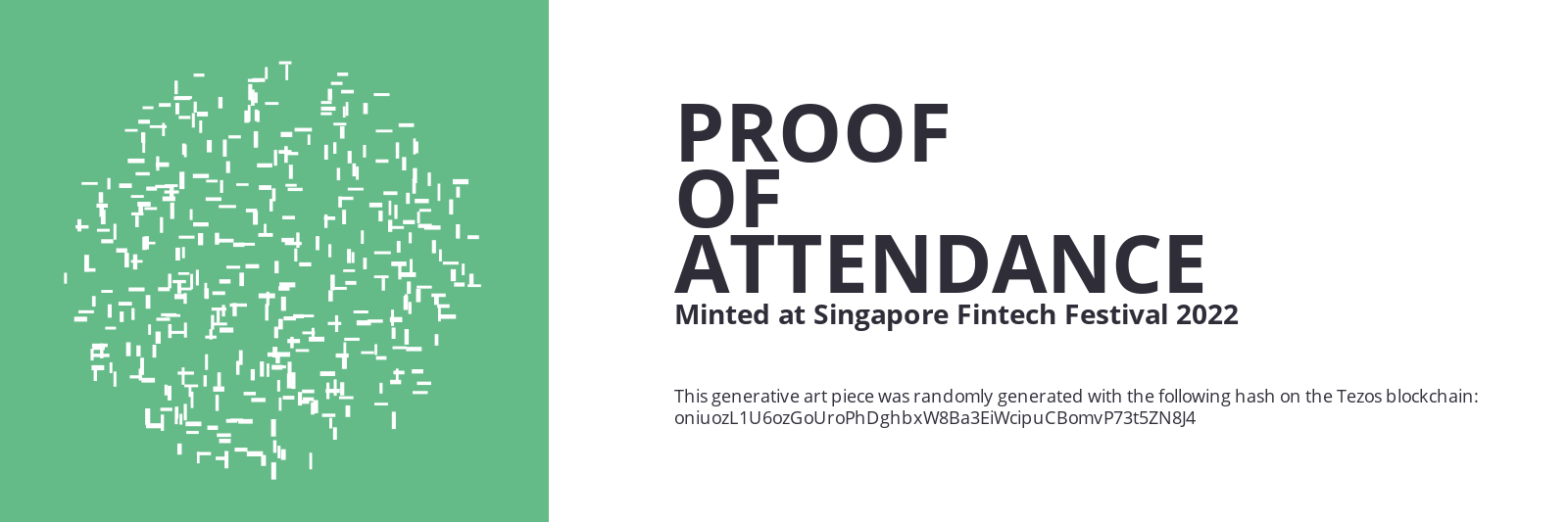 SFF2022 Proof of Attendance Token #1532 static token preview