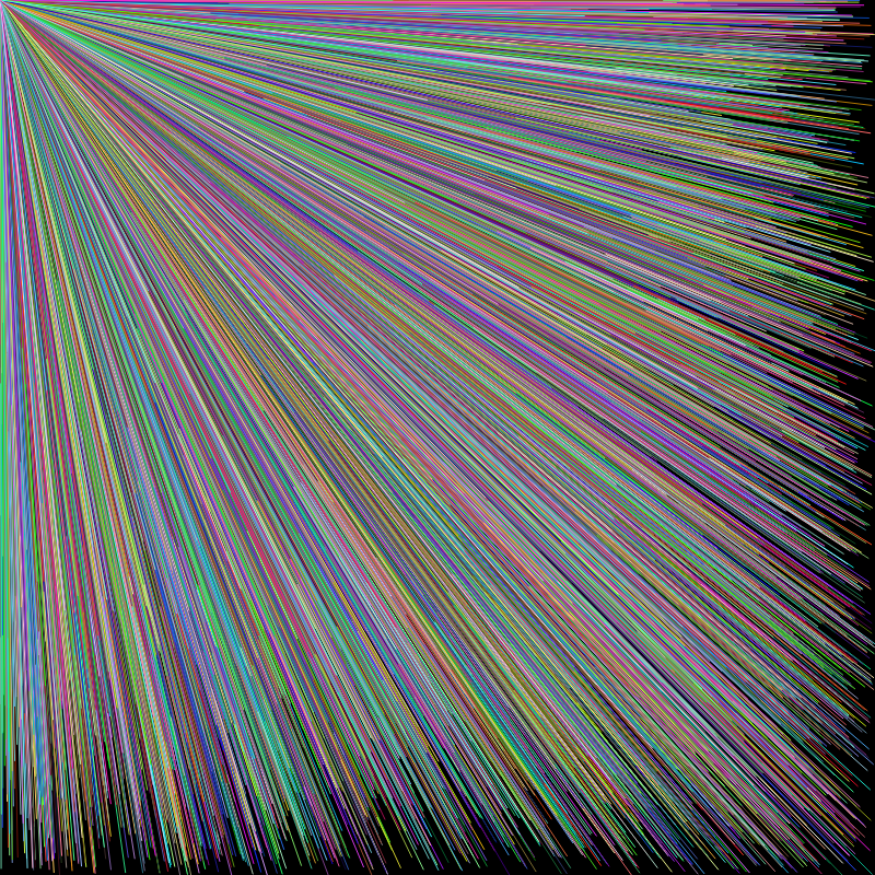 Colorful Lines #16 static token preview