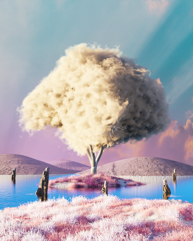 Cloudy desert #18 static token preview