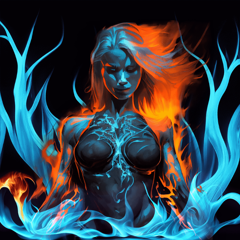 Blue Hestia #1 static token preview