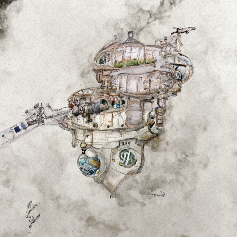 Utopian Space Castles #4 static token preview