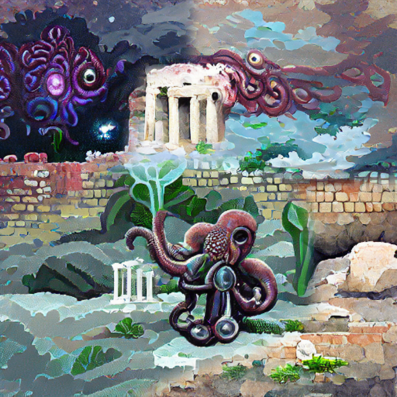 Octopus's Gardens and Ruins #21 static token preview
