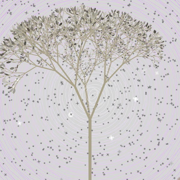 Tree in the Blizzard 雪中樹 #8 static token preview