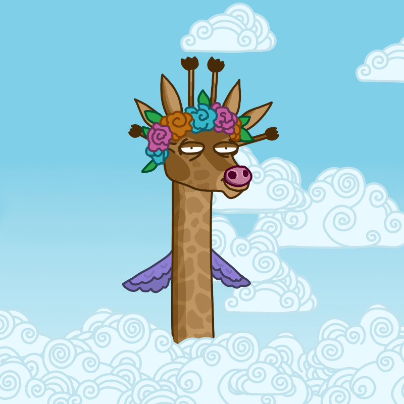 Awesome giraffes #4 static token preview