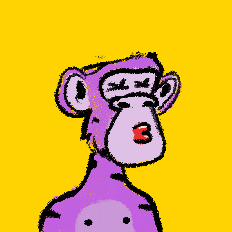 Drawed apes jetski club #18 static token preview