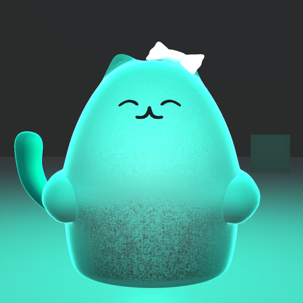 Glow Kitties #11 static token preview