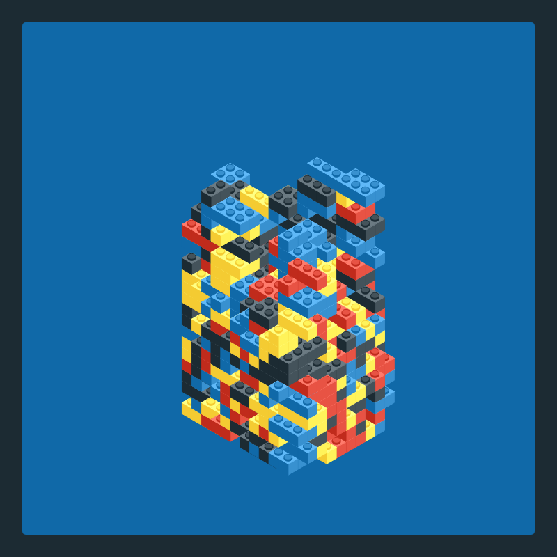 Lego Tower #2 static token preview