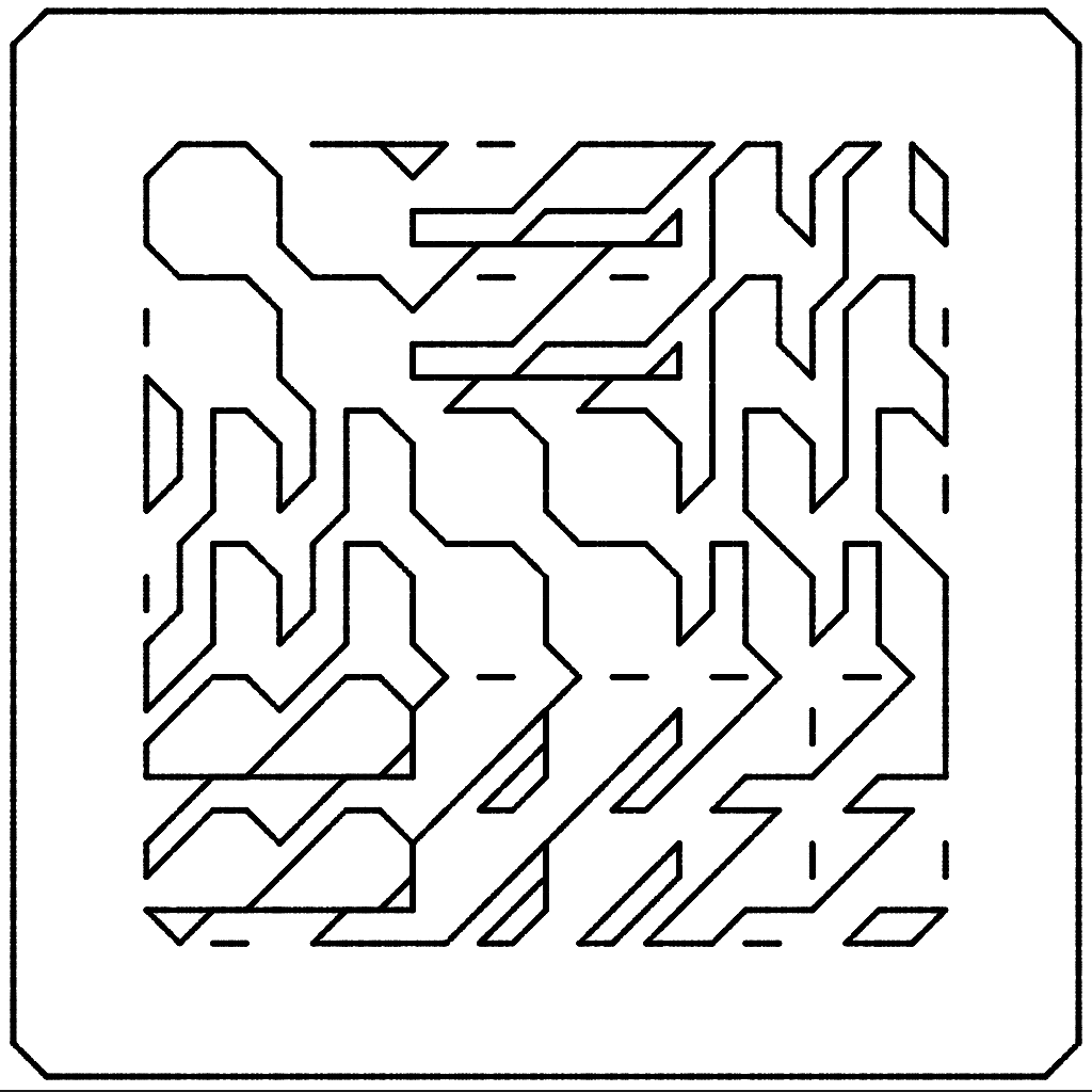 Diagonal Font #8 static token preview