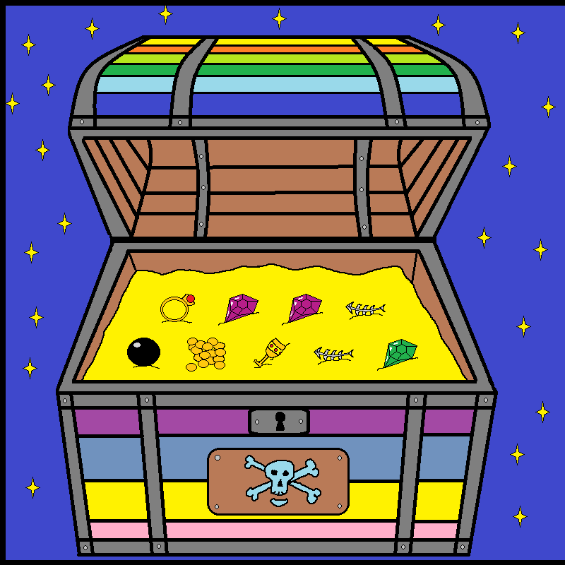 Treasure loot box #36 static token preview