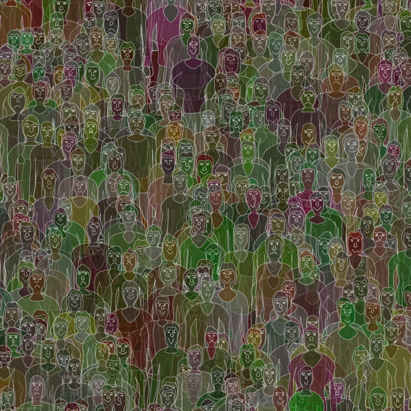 Crowds #24 static token preview