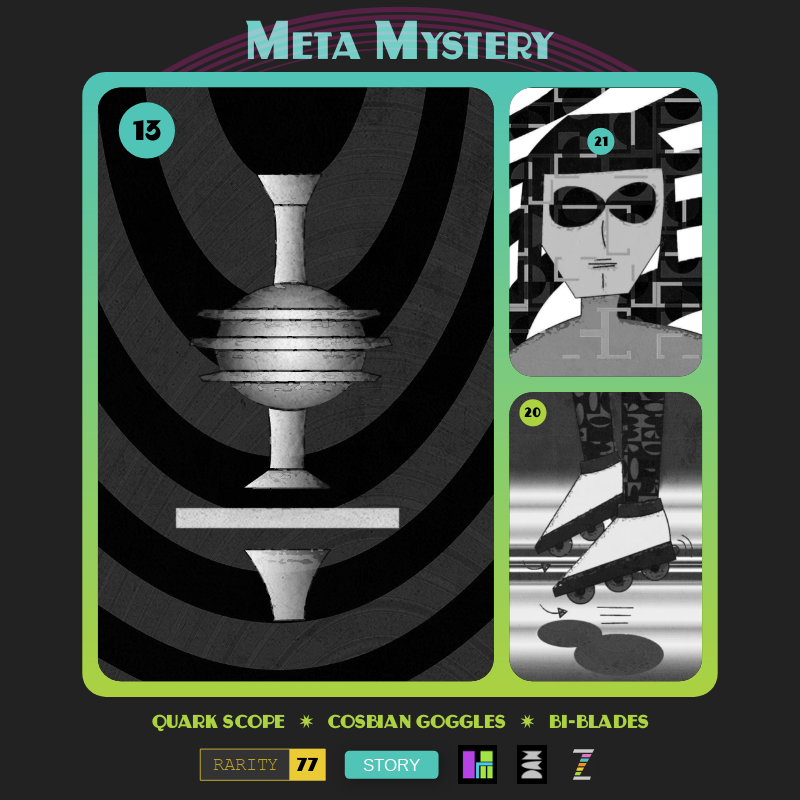 Meta Mystery #7 static token preview