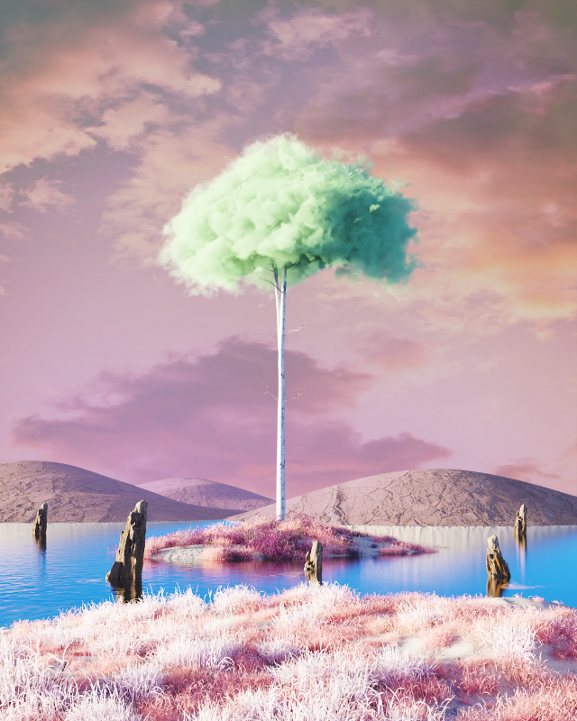 Cloudy desert #9 static token preview