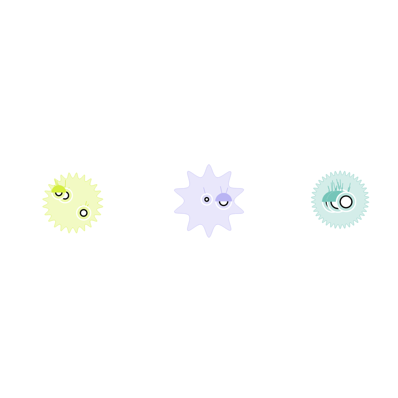 Beautiful virus #6 static token preview