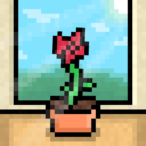 Pixel Flowers #9 static token preview