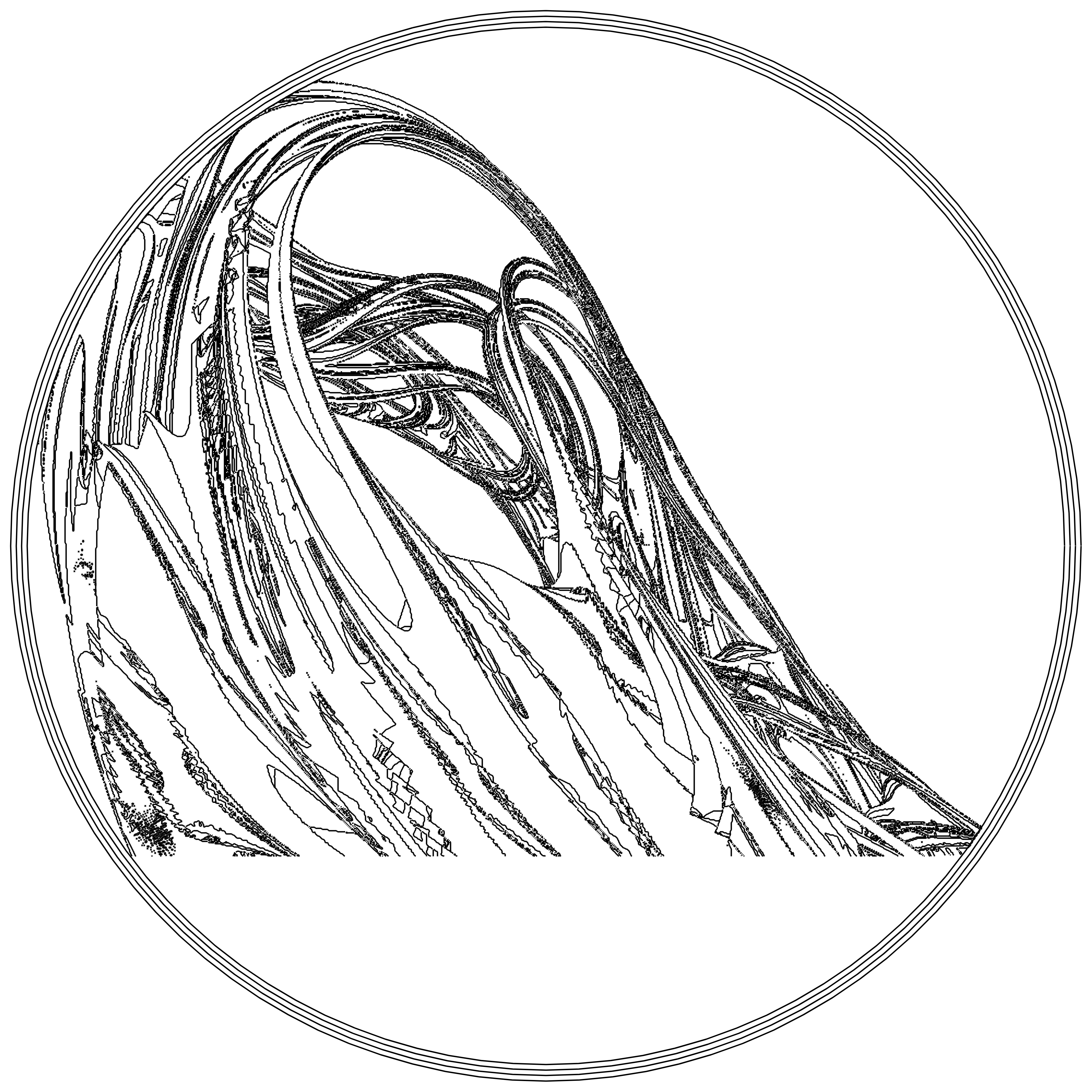 LL21 Fractal Contour #1 static token preview