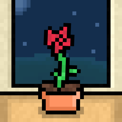Pixel Flowers #4 static token preview
